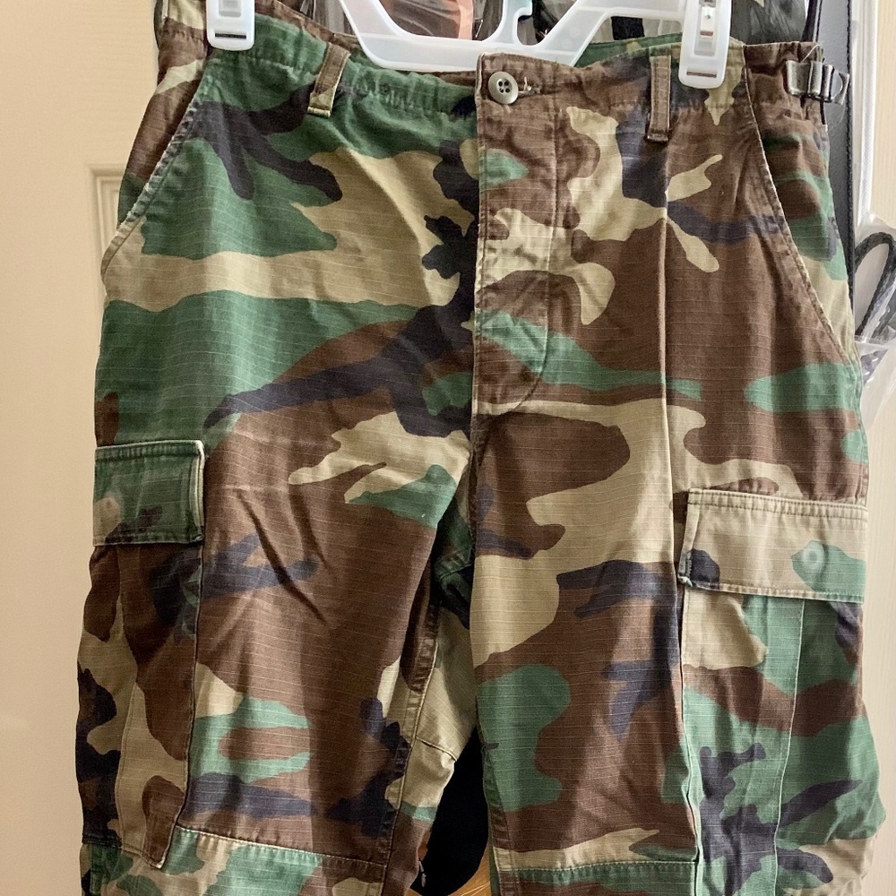 USMC Vtg Military Camo pants size Small